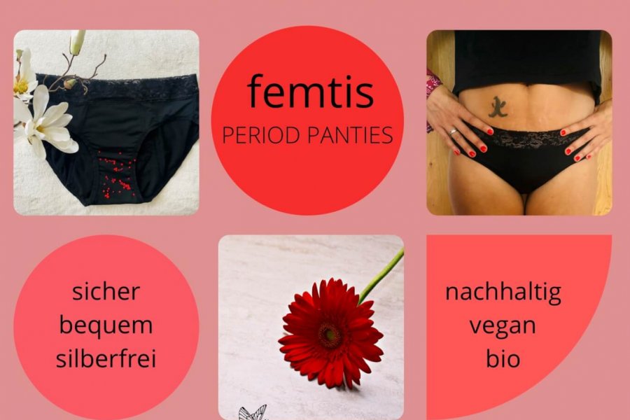 Periodenunterwäsche – Wohlbefinden in femtis Periodenslips